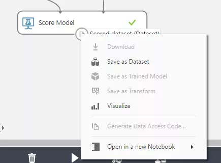 Microsoft Azure Machine Learning Studio Score-Model